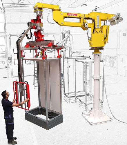 Manipulateur pneumatique - DALMEC - avec système de serrage / de charge / de manutention