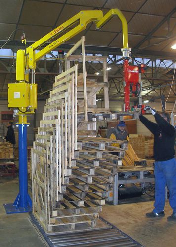 Manipulateur pneumatique - DALMEC - à fourche / de positionnement / de manutention