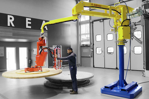 Manipulateur pneumatique - DALMEC - à ventouse / pour bois / de manutention