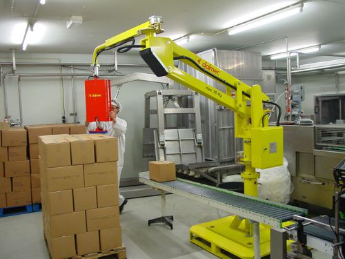 Manipulateur pneumatique - DALMEC - électrique / avec ventouse / de cartons