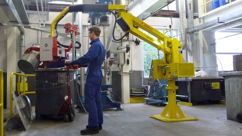 Manipulateur pneumatique - DALMEC - avec prise / pour la préhension / à fût