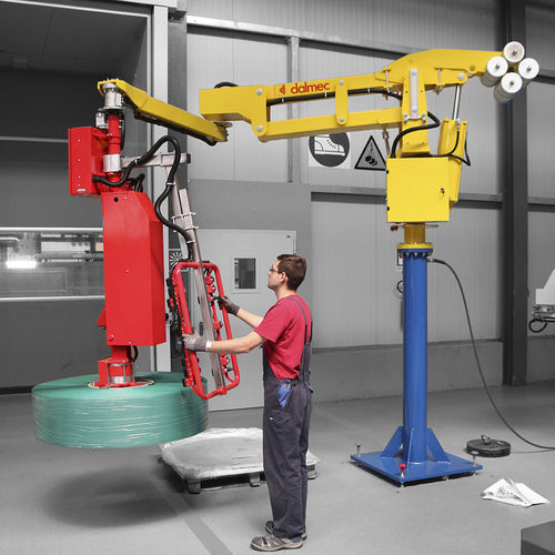 Manipulateur pneumatique - DALMEC - électrique / avec aimant de levage / avec prise