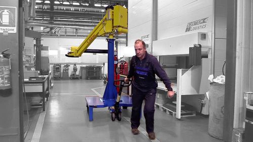 Manipulateur pneumatique - DALMEC - électrique / avec prise / pour manutention de bobines