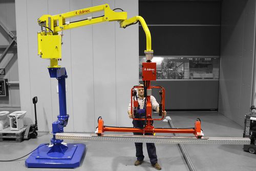 Manipulateur pour l'industrie sidérurgique - DALMEC - pneumatique / avec aimant de levage / pour composants mécaniques