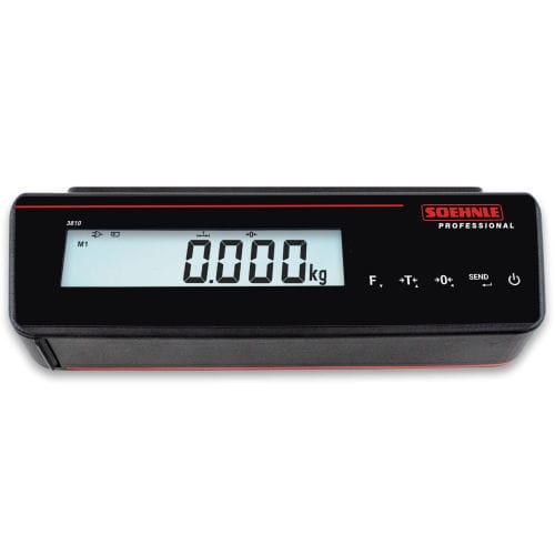 Terminal de pesage affichage LCD - 3810 - Soehnle Industrial Solutions GmbH - benchtop / IP67 / avec batterie