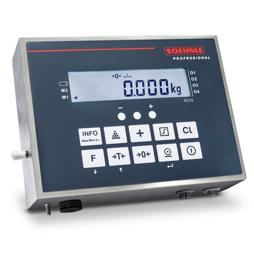 Terminal de pesage avec afficheur graphique LCD - 3010 series - Soehnle Industrial Solutions GmbH - benchtop / IP67 / IP40