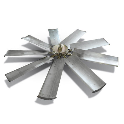 Hélice de ventilateur débit axial - AVP Series - comet fans - en aluminium / à lames multiples