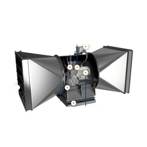 Ventilateur haute performance - SAF - comet fans - réversible / centraxial / d'extraction