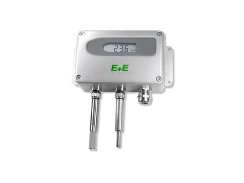 Capteur de température et d'humidité avec capteur interchangeable - EE220 - E+E ELEKTRONIK - relative / mural / sur rail DIN