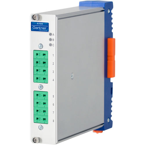 Module d'E/S EtherCAT - Q.bloxx XE A104 TCK - Gantner Instruments - analogique / à 8 entrées analogiques / encastrable