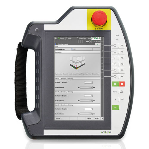 Terminal opérateur à écran tactile résistif - KeTop T70 - KEBA Group AG - avec clavier / mobile / portatif