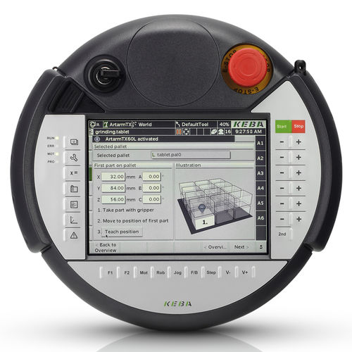 Terminal opérateur à écran tactile résistif - KeTop T55 - KEBA Group AG - avec clavier / embarqué / portatif