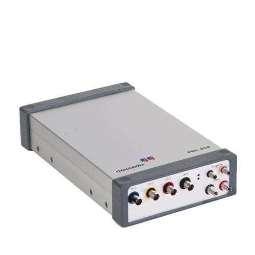 Instrument de mesure de décharge partielle - PDL 650 - OMICRON electronics - acoustique / de transformateur