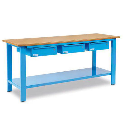Établi en bois - 100 series - OMCN SOLLEVAMENTO - pour atelier / à 3 tiroirs / à 2 tiroirs