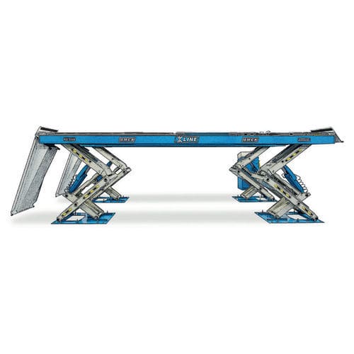 Pont élévateur à ciseaux - X-LINE - OMCN SOLLEVAMENTO - 4 tonnes / 5,5 tonnes / électrohydraulique