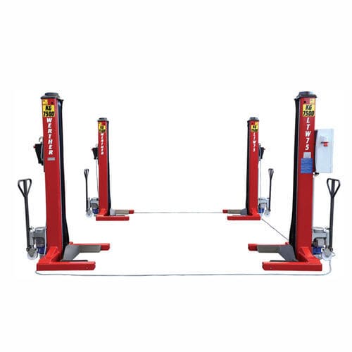 Colonne mobile 4 colonnes - LTW series - WERTHER - SOLLEVAMENTO - 10 tonnes / 7,5 tonnes / 8,5 tonnes