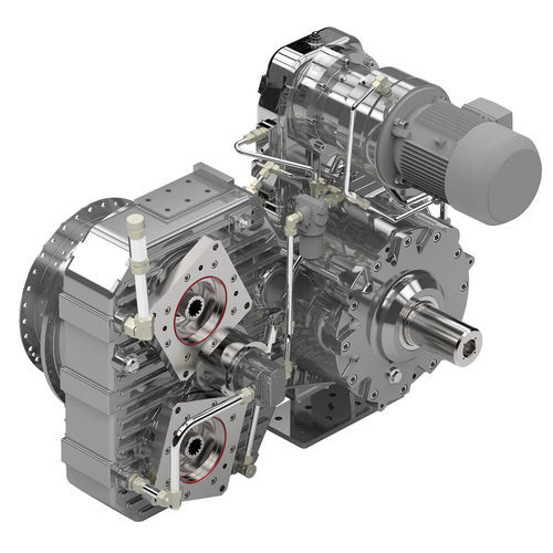 Transmission hybride pour applications marines - Revox® HE - DESCH - pour engin de construction