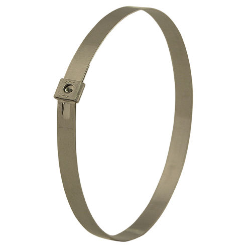 Collier de câblage en acier inoxydable - TIE-LOK® - BAND-IT - à languette / sans crantage