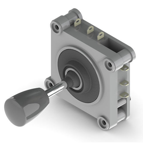 Joystick compact - V4, V3 - Pinted Motor Works - pour commande à distance / pour technologie d'assistance / pour applications de vidéosurveillance