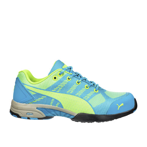 Chaussures de sécurité antidérapante - CELERITY KNIT BLUE WNS LOW - PUMA SAFETY SHOES - antiperforation / antichaleur / de protection électrique