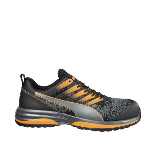 Chaussures de sécurité de logistique et maintenance - CHARGE ORANGE LOW - PUMA SAFETY SHOES - antidérapante / antiperforation / antichaleur
