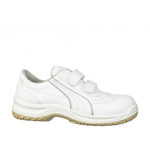 Chaussures de sécurité pour laboratoire - ABSOLUTE LOW - PUMA SAFETY SHOES - antidérapante / en cuir / en microfibre