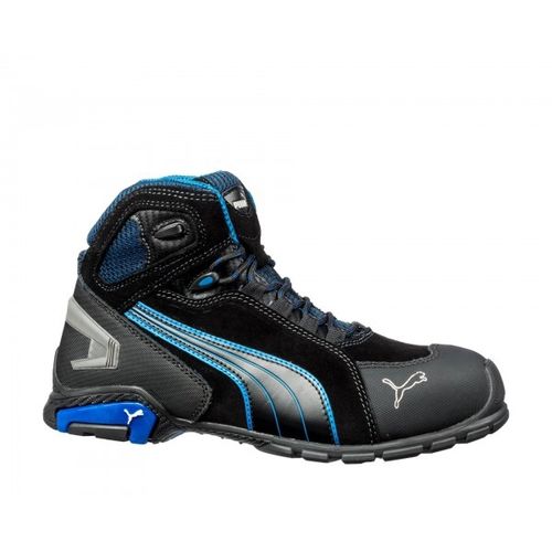 Chaussures de sécurité antidérapante - RIO BLACK MID - PUMA SAFETY SHOES - antiperforation / en cuir / S3