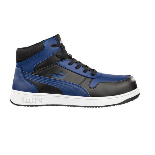 Chaussures de sécurité pour l'agriculture - FRONTCOURT BLUE/BLK MID - PUMA SAFETY SHOES - pour chantier / antidérapante / antiperforation