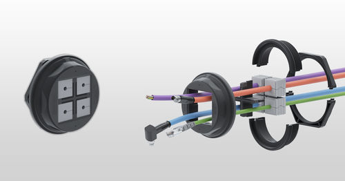 Passe-câble en TPE - KDS-R series - CONTA-CLIP Verbindungstechnik GmbH - en polyamide / IP66 / antitraction