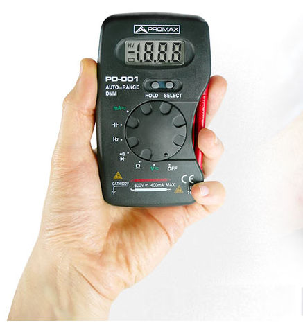 Multimètre numérique - PD-001 - PROMAX ELECTRONICA - de poche / 600 V