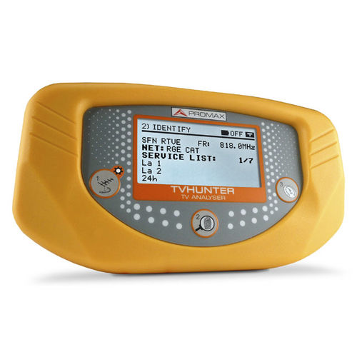 Analyseur pour réseau électrique - TVHUNTER+ - PROMAX ELECTRONICA - d'identification / portable