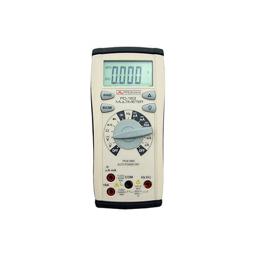 Multimètre numérique - PD-163 - PROMAX ELECTRONICA - portable / 600 V / 10 A