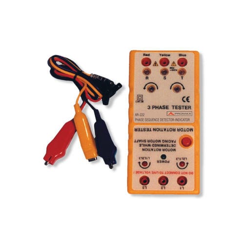 Indicateur de séquence de phase - AR-225 - PROMAX ELECTRONICA - à LED / portatif