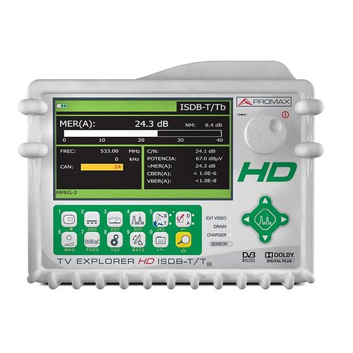 Analyseur pour réseau électrique - EXPLORER HD ISDB-T/Tb - PROMAX ELECTRONICA - ORP / benchtop