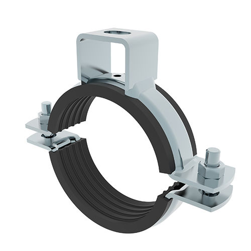 Collier de serrage pour tube à boulon - IKAK series - INKA FIXING SYSTEMS - en acier galvanisé / avec joint / pour usage intensif