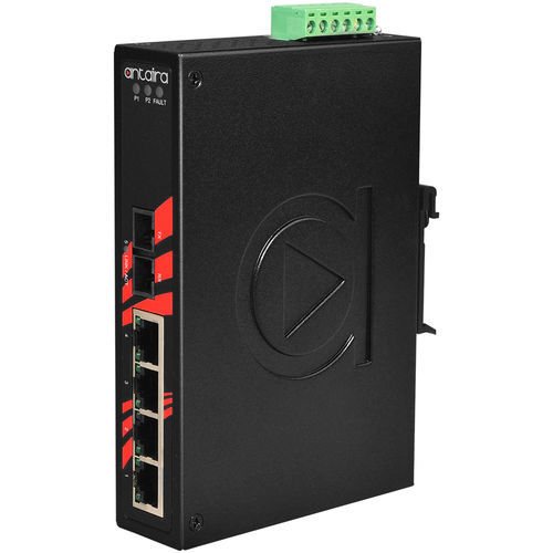 Commutateur Ethernet non administrable - LNX-0501-S3-T - Antaira Technologies - 5 ports / sur rail DIN / mural