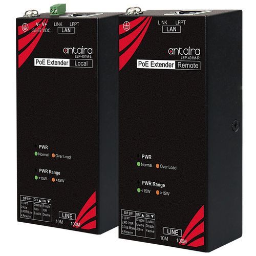 Prolongateur Ethernet - LEP-401M-KIT - Antaira Technologies - industriel / PoE