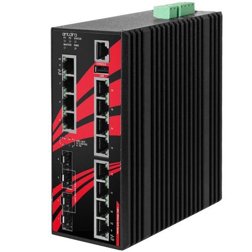 Commutateur Ethernet administrable - LMX-1604G-4XS-T - Antaira Technologies - 16 ports / de niveau 3 / Gigabit Ethernet