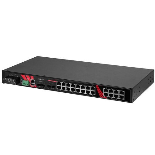 Commutateur Ethernet administrable - LMX-2804G-4XS-T - Antaira Technologies - 28 ports / de niveau 3 / Gigabit Ethernet