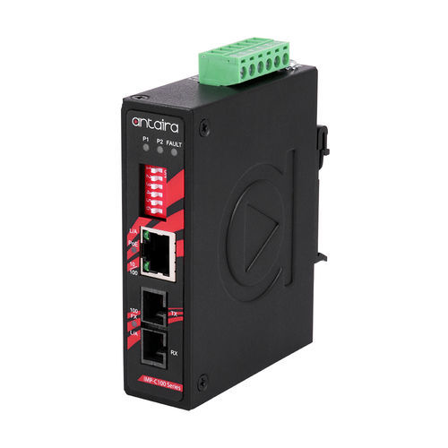 Convertisseur de protocole - IMP-C100-S3 - Antaira Technologies - de longueur d'onde / de vitesse / média
