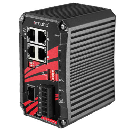 Commutateur Ethernet non administrable - LNP-C501G-SFP-bt-24-T - Antaira Technologies - 5 ports / Gigabit Ethernet / gigabit