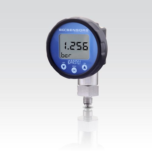Manomètre différentiel - BAROLI 02 - BD|SENSORS GmbH - avec afficheur LCD / en acier inoxydable / électronique