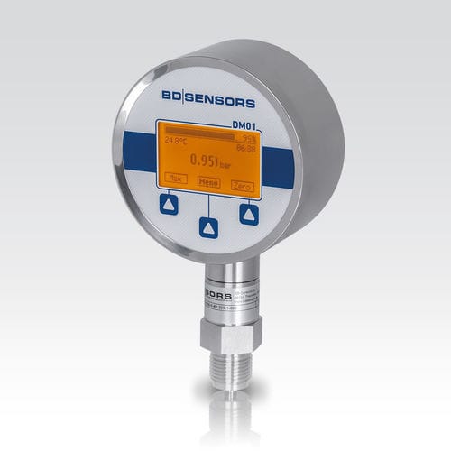 Manomètre absolu - DM 01 - BD|SENSORS GmbH - avec afficheur LCD / fileté / en acier inoxydable