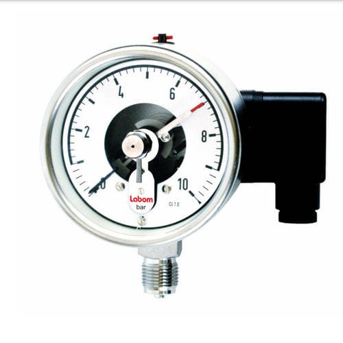Pressostat à tube de Bourdon - BN4 - LABOM Mess- und Regeltechnik GmbH - fileté / en acier inoxydable / SIL 2