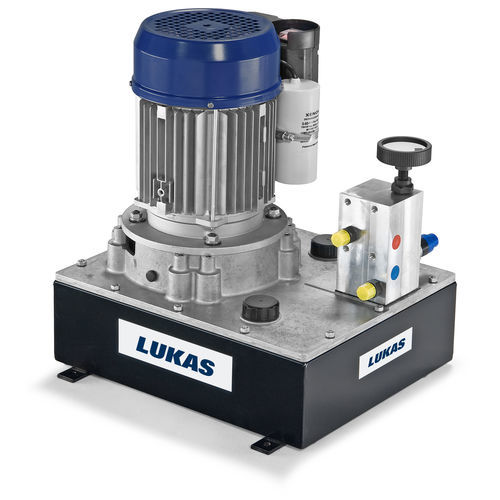Groupe hydraulique à moteur électrique - PO6-LSI-10-50 - LUKAS Hydraulik GmbH - compact / mobile / à bruit réduit