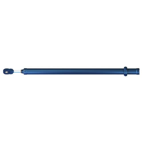Vérin hydraulique - Montanhydraulik - pour vanne segment / avec capteur de position intégré