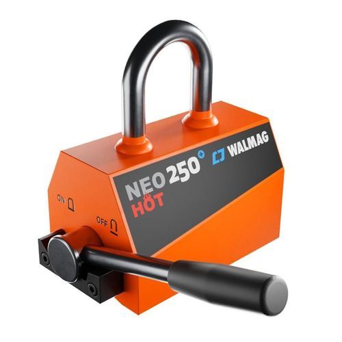 Aimant de levage permanent en néodyme - NEO HOT  - WALMAG MAGNETICS - à commutation manuelle / de manutention / pour acier chaud