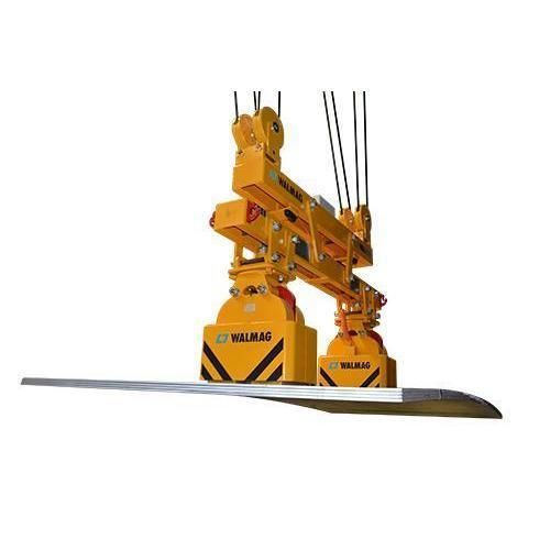 Électroaimant de levage à commutation électrique - WALMAG MAGNETICS - pour grue / à traverse fixe
