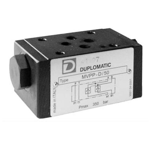 Clapet anti-retour à commande assistée - MVPP series - Duplomatic Oleodinamica - compact / à ressort
