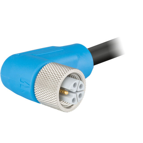 Connecteur de câbles - A712-LFA413UP series - HUMMEL - d'alimentation électrique / à angle droit / prise